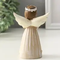 Сувенир полистоун "Девочка-ангел с венком-сердце" 4,5х8х12 см Сувенир полистоун "Девочка-ангел с венком-сердце" 4,5х8х12 см