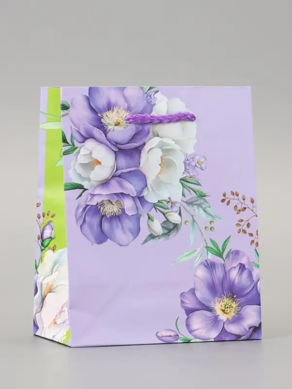Пакет подарочный ламинированный «Красота и нежность» 11.5×14.5×6.5 см Пакет подарочный ламинированный «Красота и нежность» 11.5×14.5×6.5 см