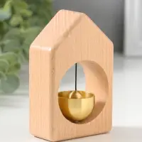 Колокол магнитный бук "Дом" 2,8х6,5х9,8 см
