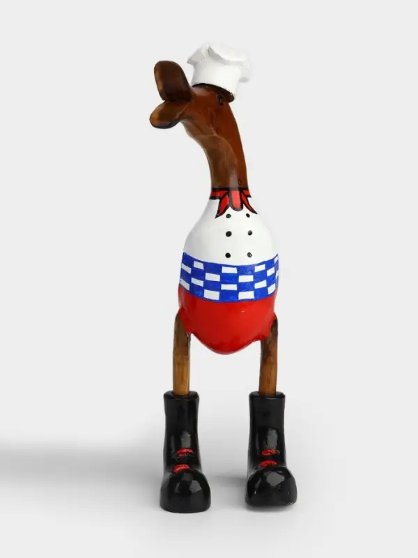 Сувенир &laquo;Утка шеф-повар&raquo;, 13&times;9&times;27 см, дерево