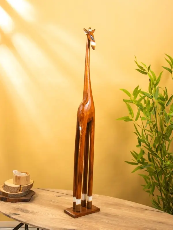 Сувенир «Жираф», 17×10×100 см, дерево, коричневый Сувенир «Жираф», 17×10×100 см, дерево, коричневый