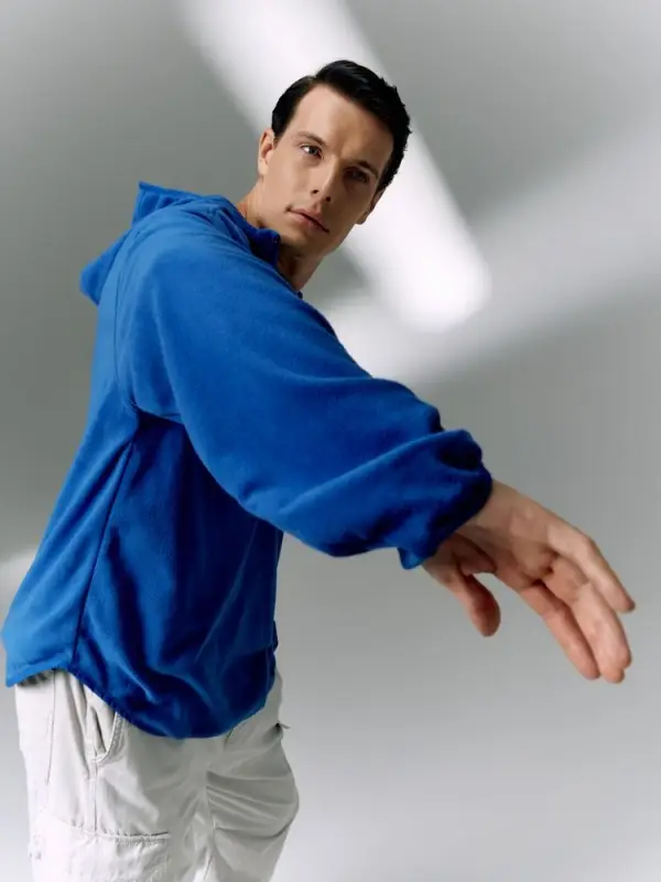 Анорак флисовый унисекс Fliska, ярко-синий, размер XS/S Анорак флисовый унисекс Fliska, ярко-синий, размер XS/S