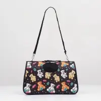 Сумка - переноска &laquo;Плюшевые медведи&raquo;, размер S, 37&times;15&times;22 см, каркасная