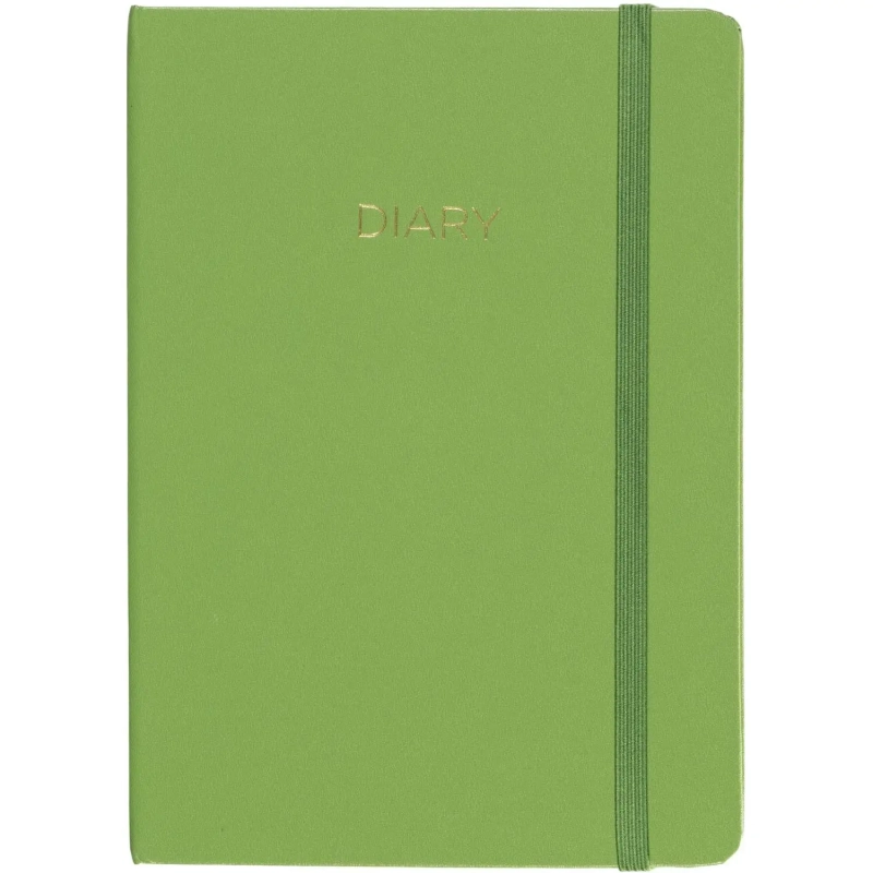 Ежедневник недатированный зеленый, А5 136 л., Dairy, ATTACHE