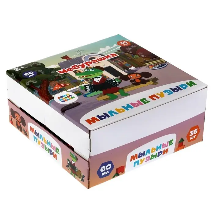 Мыльные пузыри &laquo;Союзмультфильм. Чебурашка&raquo;, 60 мл