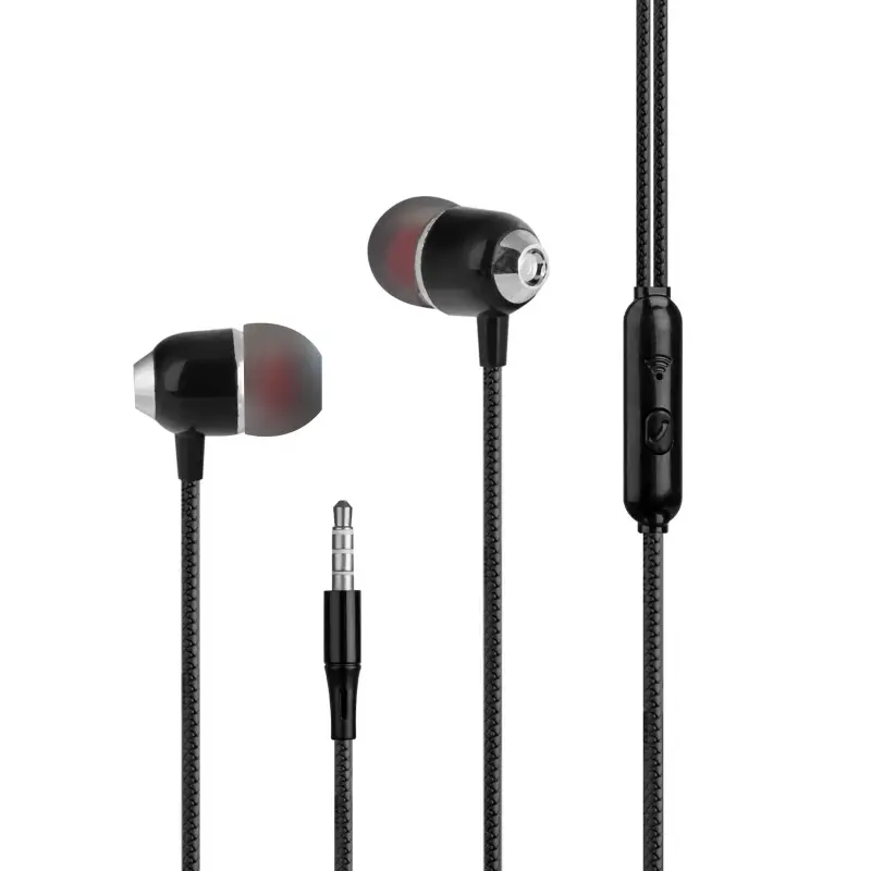 Наушники ISA S43 с микрофоном черные