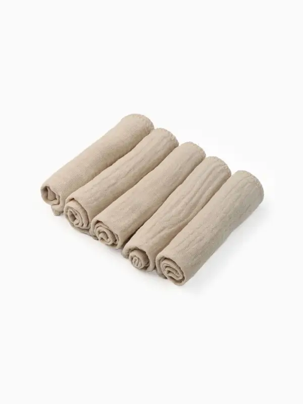 Набор платочков Крошка Я Eco touch 20*20 см-5 шт, муслин, 100 % хлопок Набор платочков Крошка Я Eco touch 20*20 см-5 шт, муслин, 100 % хлопок