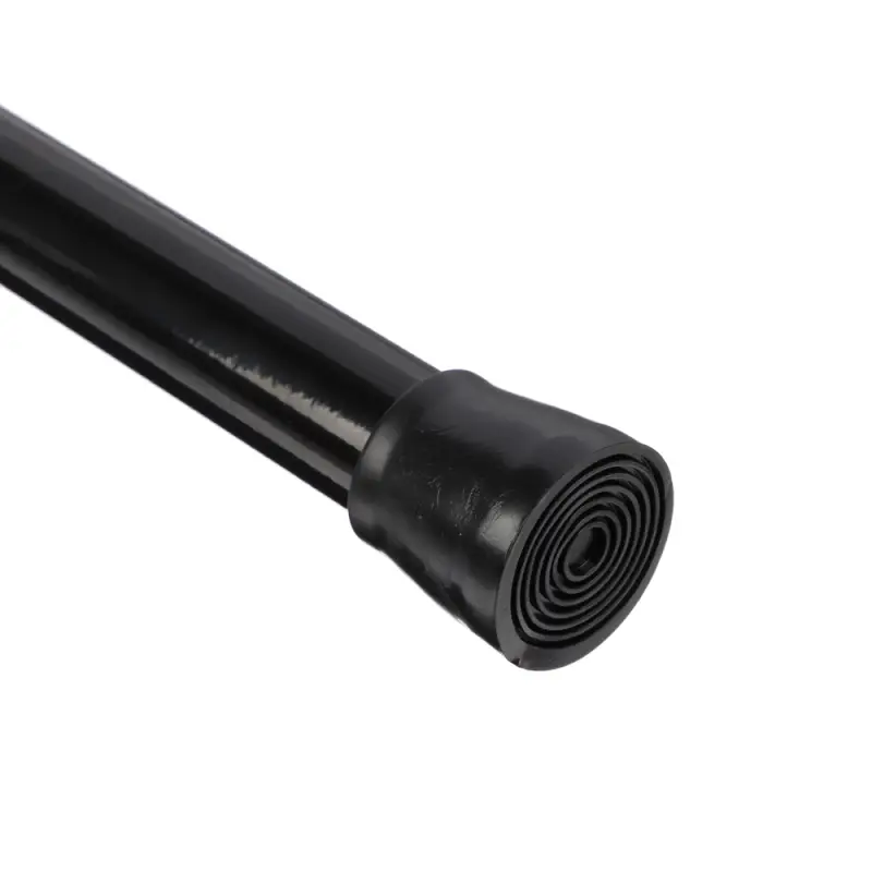 Карниз для шторы в ванную тм VETTA, 2м, телескопический, алюминий, чёрный