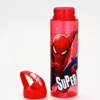 Бутылка пластиковая с трубочкой-непроливайкой &laquo;Супергерой&raquo;, 750 мл