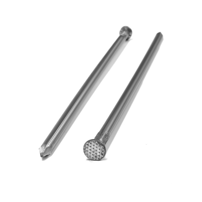 Гвозди ТУНДРА, строительные, ГОСТ 4028-63, без покрытия, 8х300 мм, фасовка 1 кг