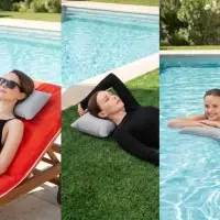 Надувная подушка Pillowish, серая
