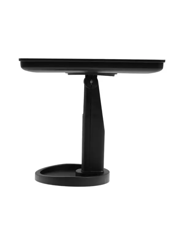 Зеркало KZ-06, подсветка, сенсорная кнопка, 22 диода, 26.5&times;16&times;12 см, 4хАА, чёрное