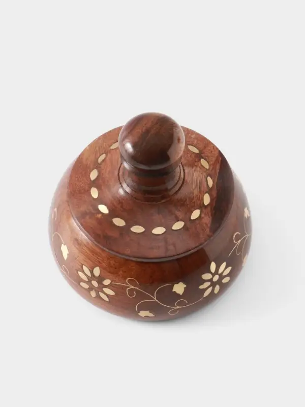 Сахарница &laquo;Ассорти&raquo;, 12&times;12&times;10 см, дерево шишам