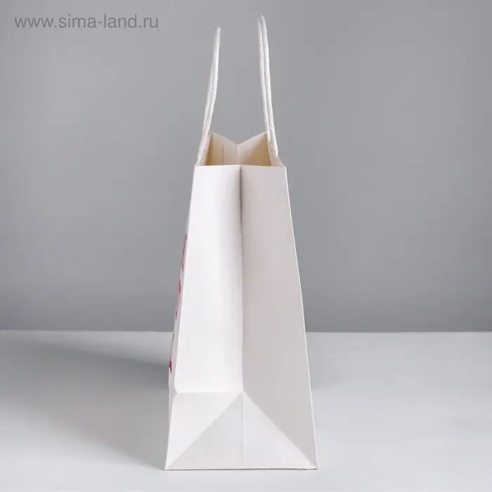 Пакет подарочный, упаковка, &laquo;Я люблю тебя&raquo;, 22&times;22&times;11 см
