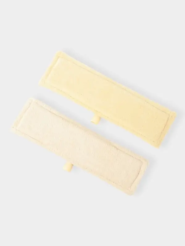 Швабра &laquo;Пастель&raquo;, плоская, окрашенный телескопический черенок, микрофибра, 43&times;14&times;124 см