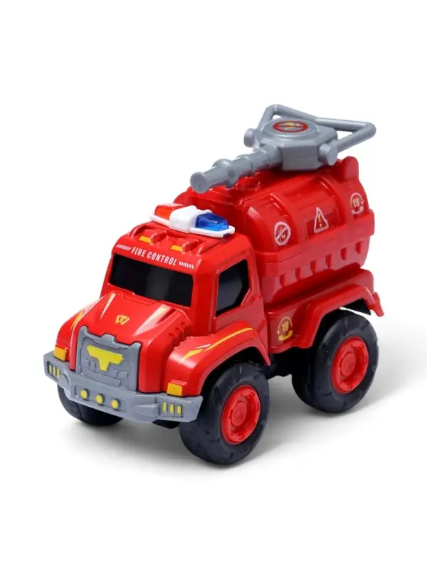 Робот-трансформер «Огнеборец» 5в1, собирается из 5 машинок, подвижные детали Робот-трансформер «Огнеборец» 5в1, собирается из 5 машинок, подвижные детали