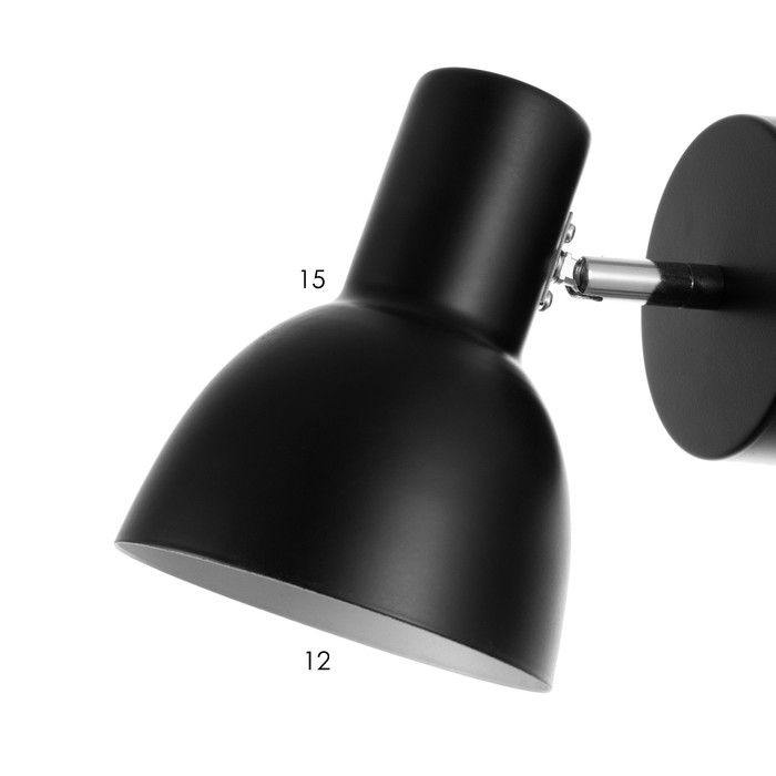 Бра "Севантос" Е27 40Вт черный 16х16х12 см