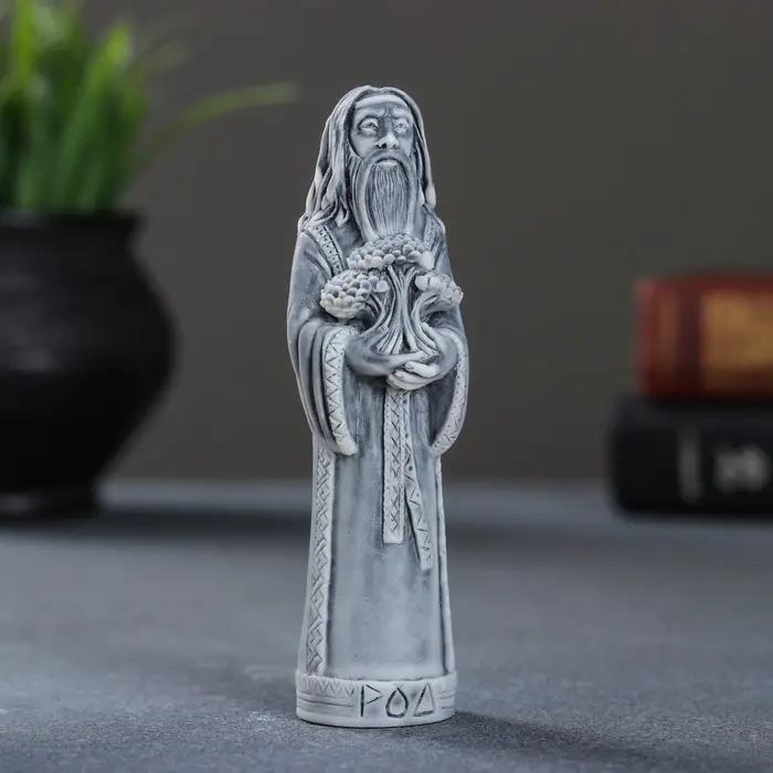 Фигурка &laquo;Род&raquo;, мраморная крошка, 13 см