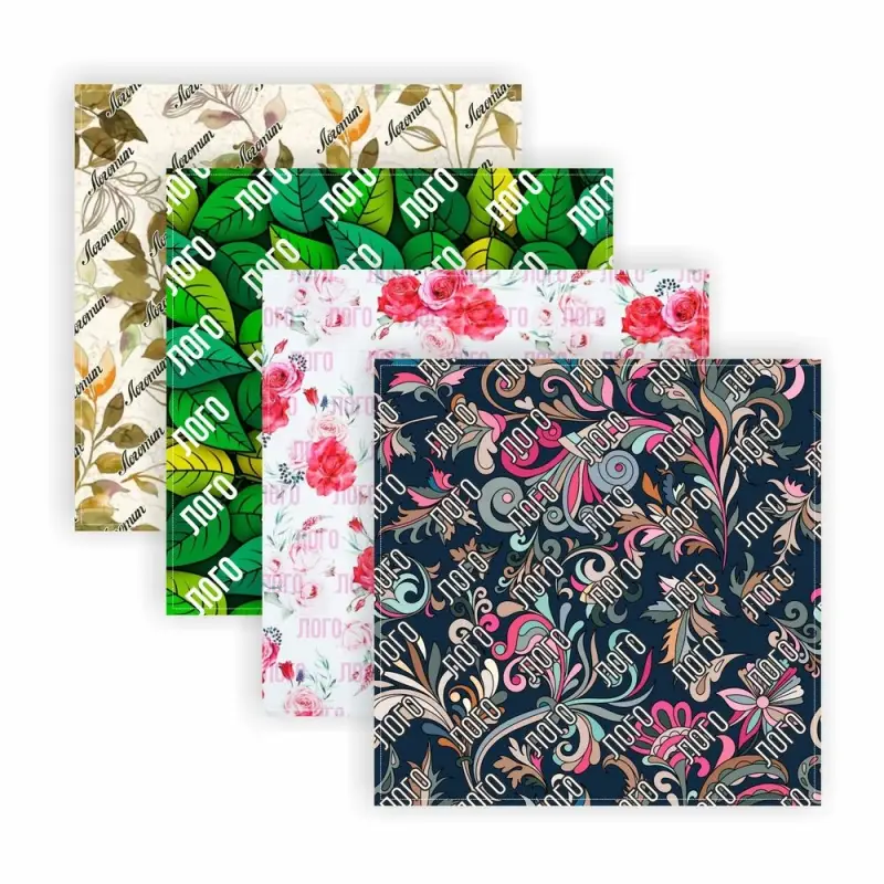 Платок с печатью на заказ ColorSharm, M Платок с печатью на заказ ColorSharm, M