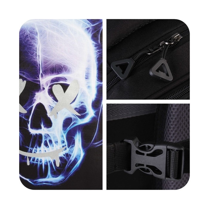 Рюкзак школьный «1 сентября: Skull» 39x32x14 см Рюкзак школьный «1 сентября: Skull» 39x32x14 см