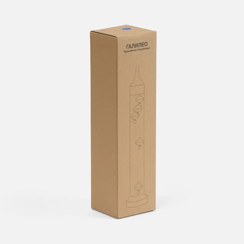 Термометр стеклянный «Галилео», голубой