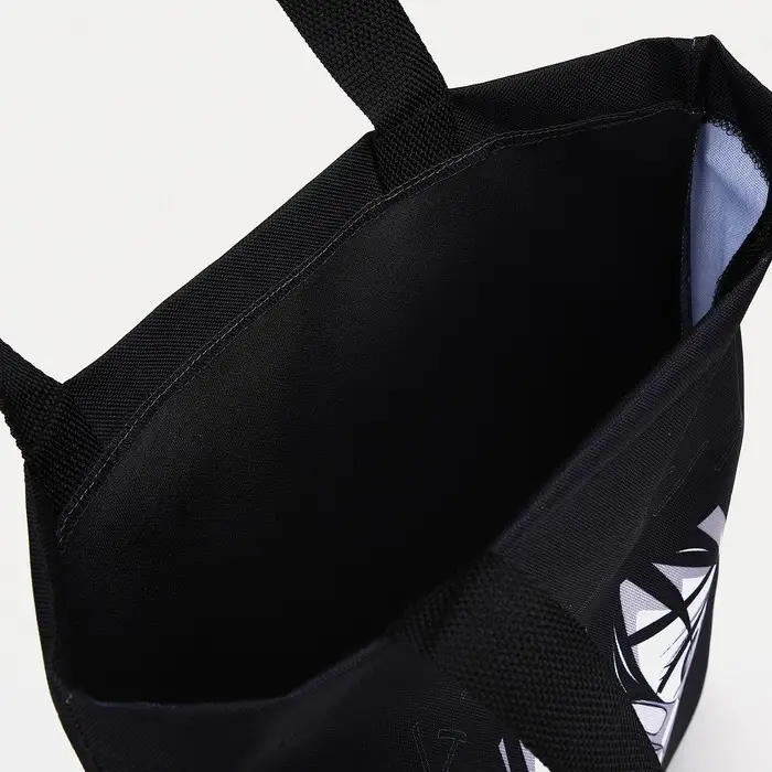 Шопер без застёжки, цвет чёрный Шопер без застёжки, цвет чёрный