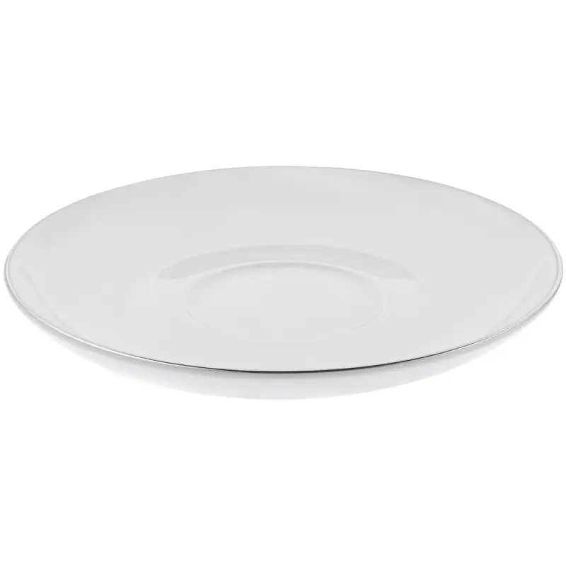 Кофейная пара Select, белая с серебристой отводкой Кофейная пара Select, белая с серебристой отводкой