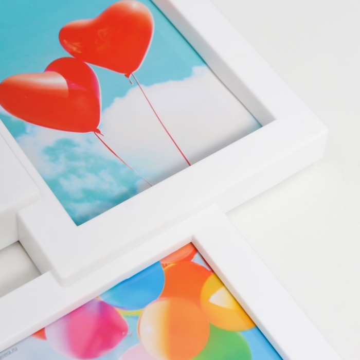 Мультирамка  Мультирамка "LOVE" коллаж на 8 фото 10х15 см, белый