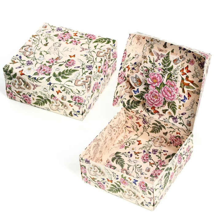 Подарочная коробка складная с 3Д For you, Принцессы, 15х15х7 см Подарочная коробка складная с 3Д For you, Принцессы, 15х15х7 см