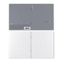 Тетрадь 48 листов в клетку, ErichKrause Simple Color, 60 г/м&sup2;, серая, МИКС