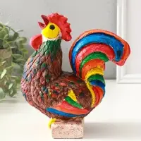 Копилка для денег &laquo;Петух&raquo;, гипс, 21.5&times;19&times;11 см