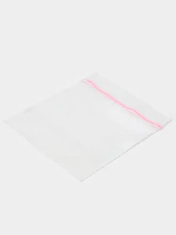 Мешок для стирки белья Доляна, 50&times;60 см, мелкая сетка, белый