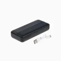 Внешний аккумулятор PB-04, 20000 мАч, 2 USB, 2 А, индикация, чёрный