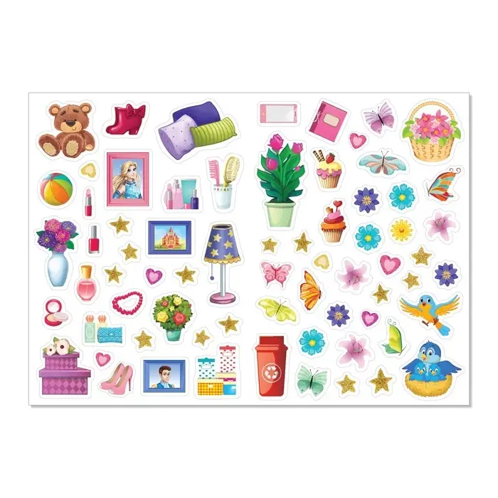 Наклейки &laquo;Наряди куколку. Лучшие подружки&raquo;, 12 стр.