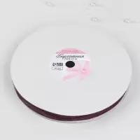 Лента бархатная, 15 мм, 18&plusmn;1 м, сиреневая №199