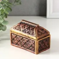 Шкатулка "Ларец" 7,5х10х6 см Шкатулка "Ларец" 7,5х10х6 см