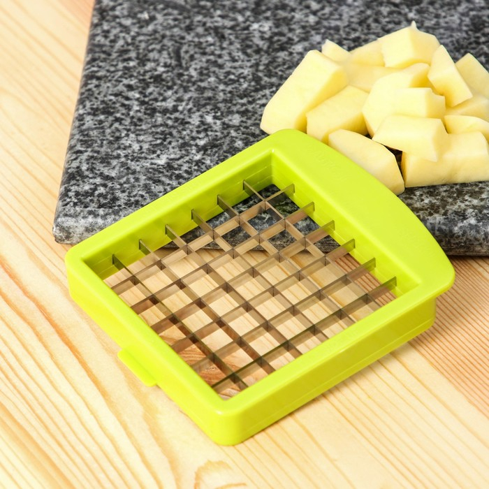 Овощерезка универсальная Доляна Fresh cook, 7 насадок, цвет белый/зелёный Овощерезка универсальная Доляна Fresh cook, 7 насадок, цвет белый/зелёный
