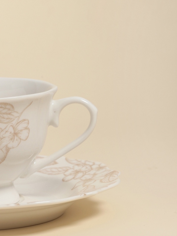 Чайная пара SL Home «Аманде», чашка 220 мл, блюдце 17×17×2 см, фарфор, белая Чайная пара SL Home «Аманде», чашка 220 мл, блюдце 17×17×2 см, фарфор, белая