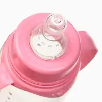 Бутылочка для кормления M&B &laquo;Доченька&raquo;, классическое горло, с ручками, от 3 мес., 250 мл., розовый