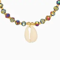 Браслет "Лила" длина 16 см, цв. разноцветный, перламутр Браслет "Лила" длина 16 см, цв. разноцветный, перламутр