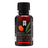 Масло облепиховое Vitamuno &laquo;Сибирское&raquo;, при заболеваниях ЖКТ, гинекологии, стоматологии, 100 мл