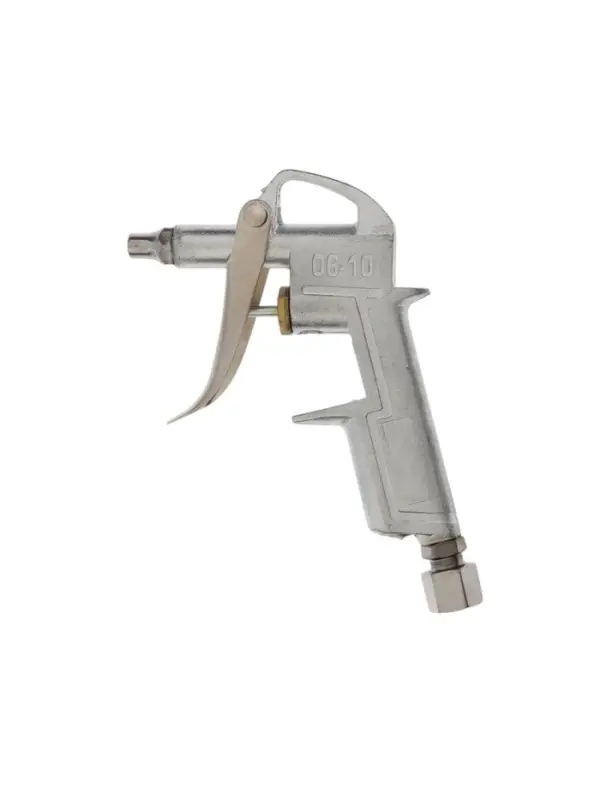 Продувочный пневматический пистолет ТУНДРА, металлический корпус, в наборе