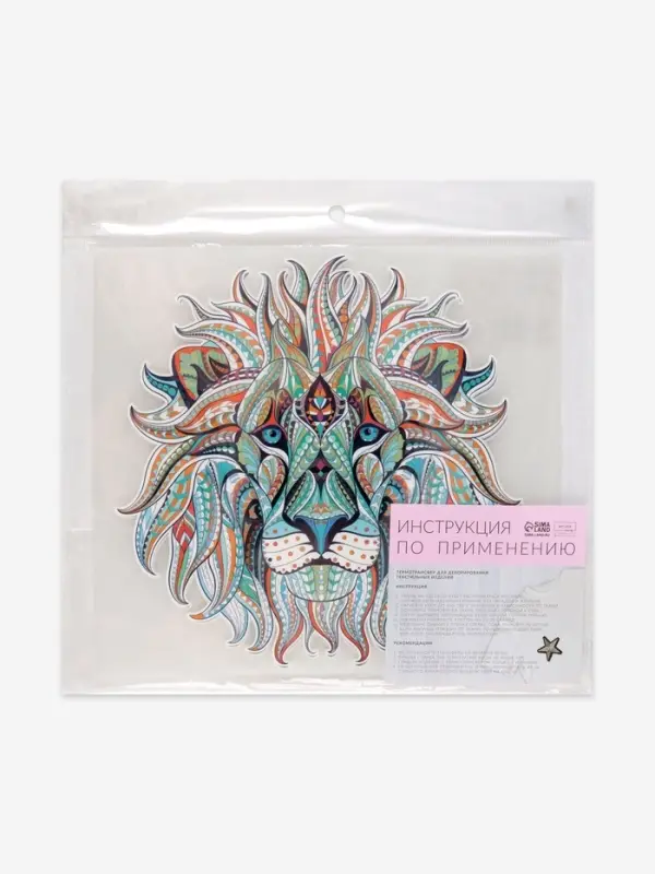 Термонаклейка &laquo;Лев&raquo;, 18.5&times;18.5 см