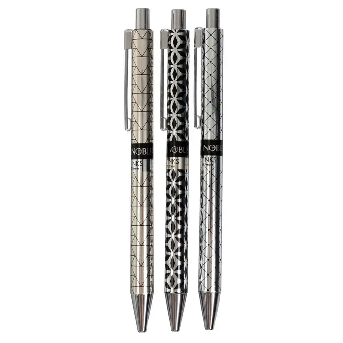 Ручка шариковая, автоматическая Vinson Noble 0.7 мм, стержень синий, масляный Ручка шариковая, автоматическая Vinson Noble 0.7 мм, стержень синий, масляный