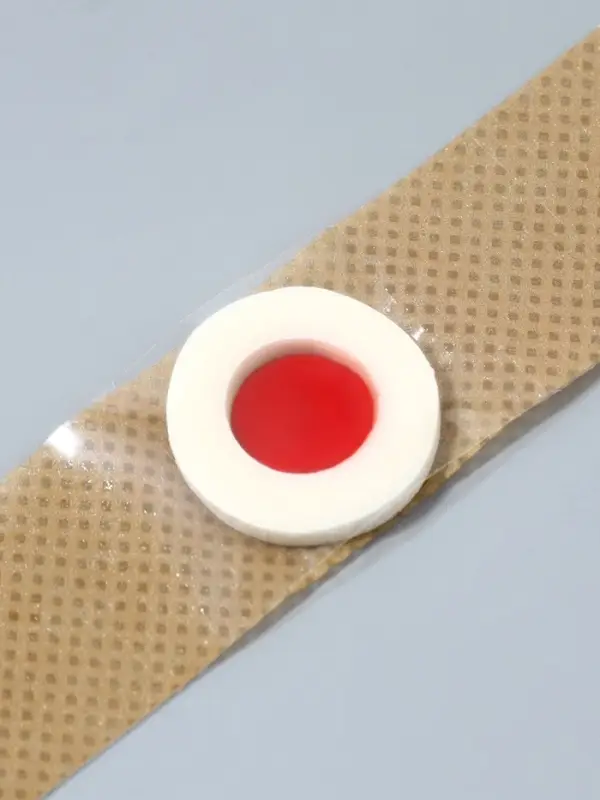 Пластырь для ног, набор - 12 шт., на клеевой основе, бежевый