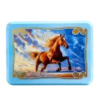 Чай чёрный новогодний HYTON «Шкатулка голубая с символом года», 50 г