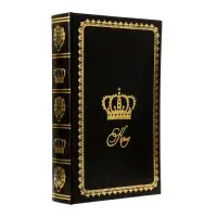 Шкатулка - книга сейф &laquo;Король&raquo;, дерево, искусственная кожа, 26&times;17&times;5 см