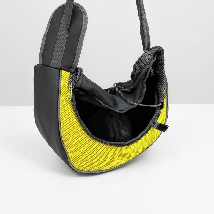 Слинг - переноска для животных, 42 х 25 см, жёлтая Слинг - переноска для животных, 42 х 25 см, жёлтая