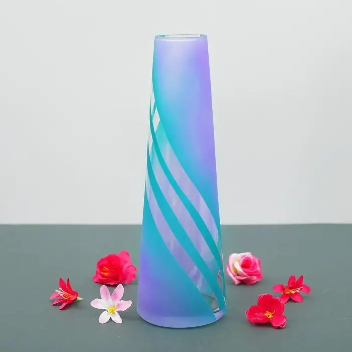 Ваза для цветов &laquo;Фэнтези&raquo;, 1 л, d=4.5 см, h=29 см, стекло, МИКС