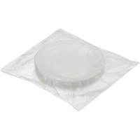 Тарелка одноразовая Комус d 210мм, белая, ПП, 500 шт/кор